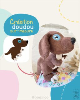 Création doudou sur-mesure : t-rex teckel ! 🦖 

Une fois n’est pas coutume, voici une demande de création de doudou sur-mesure plutôt originale 😉
Paul m’a demandé une peluche très particulière : avec son père et son frère (jeune papa), ils se sont fait tatouer une image de chimère teckel/t-rex, en hommage à leur mère qui leur avait envoyé ce dessin il y a quelques temps.
Paul a donc souhaité pour son jeune neveu un doudou à l’image de cet « animal » !
Plutôt mignon non ?

#doudoufaitmain #doudoucousumain #doudoupersonnalisé #creationsfrancaises #fabriqueenfrance #artisanatfrancais #creationartisanale #creatricefrancaise #doudouoriginal #coozinoo #doudouunique #peluchefaitmain #reproductiondoudou #doudousurmesure #creationdoudou #sosdoudou #creerdoudou #creerdoudousurmesure #doudoutrex #doudouteckel #creationdoudousurmesure
