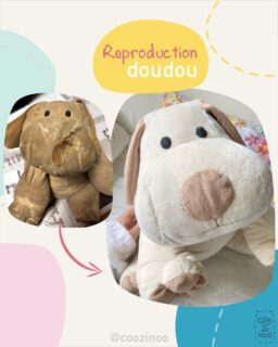 Reproduction doudou d’enfance chien ✨

Voici la demande reçue d’Annie : 
« Je me permets de vous contacter car vous êtes mon dernier recours, le doudou de ma fille en en bout de course et je ne peux plus rien faire ma fille veut l’envoyer chez le docteur des doudous et je vous ai trouvé .....
Je m’appelle Annie j’ai 48 ans, c’est un doudou que j’ai depuis mes 15 ans(ma maman me l’avait offert)
Mon fils qui a aujourd’hui 14 ans l’a gardé à ses côtés durant ses premières années. Puis ma fille de 10 ans aujourd’hui s’en est emparée très jeune et ne l’a jamais lâché. Il s’appelle BALDOU. C’est son meilleur ami, il attrape ses cauchemars, fait de grande balade en vélo, écoute toutes ses confidences, ne dit jamais les secrets et surtout ma fille lui a fait sa propre bande dessinée où elle le met en scène dans diverse situation.
C’est avec elle qu’il a « dégusté » j’ai essayé de recoudre les trous, il est usé et attend sa retraite avec impatience mais elle n’arrive pas se faire à l’idée de le laisser. Elle ne peut pas dormir sans son BALDOU. »

Impossible de laisser la fille d’Annie encore peinée plus longtemps. Du tissus, une machine à coudre, beaucoup d’heure de travail... et j’ai fait renaitre Baldou ! ✨

.
#reproductiondoudou #doudoudenfance #refairedoudoualidentique #recreerdoudou #doudouperdu reproductionanciendoudou doudoufaitmain doudoucousumain creationsfrancaises fabriqueenfrance artisanatfrancais creationartisanale creatricefrancaise doudouoriginal coozinoo doudousurmesure creationdoudou avantapres vieuxdoudou renovationdoudou reproductionvieuxdoudou sosdoudou doudouchien