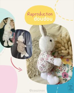 Reproduction doudou d’enfance lapin ✨

Pour les 33 ans de sa fille, Stéphane m’a demandé de recréer le doudou d’enfance de sa fille, un lapin fait d’une fourrure toute douce et d’un joli tissu fleuri.

#reproductiondoudou #doudoudenfance #refairedoudoualidentique #recreerdoudou #doudouperdu reproductionanciendoudou doudoufaitmain doudoucousumain creationsfrancaises fabriqueenfrance artisanatfrancais creationartisanale creatricefrancaise doudouoriginal coozinoo doudousurmesure creationdoudou avantapres vieuxdoudou renovationdoudou reproductionvieuxdoudou sosdoudou