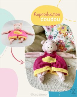Reproduction doudou cochon 🐽 

Renaissance du doudou d’enfance de la fille de Sophie.

#doudoufaitmain #doudoucousumain #doudoupersonnalisé #creationsfrancaises #fabriqueenfrance #artisanatfrancais #creationartisanale #creatricefrancaise #doudouoriginal #coozinoo #doudouunique #peluchefaitmain #reproductiondoudou #doudousurmesure #creationdoudou #doudoudenfance #reproductionanciendoudou #avantapres #vieuxdoudou #renovationdoudou #reproductionvieuxdoudou #sosdoudou #doudouperdu #refairedoudoualidentique #recreerdoudou #doudoucochon